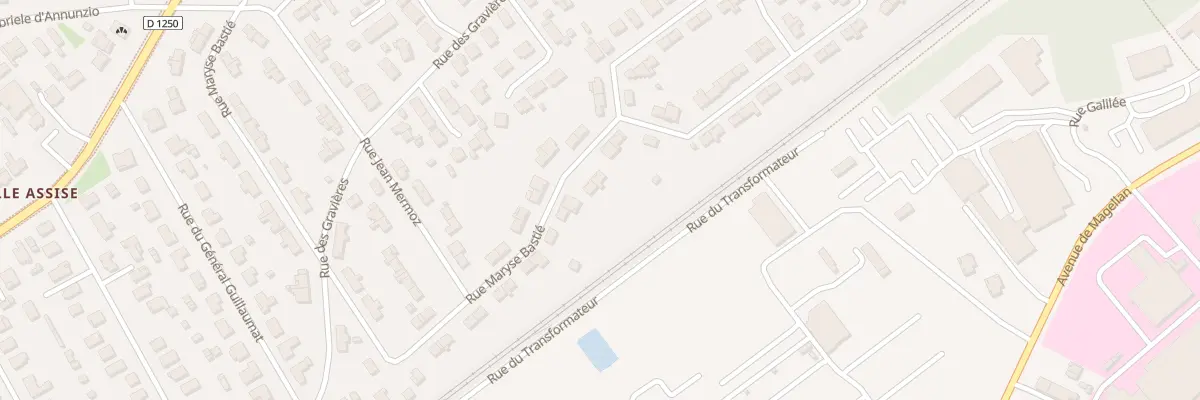 Plan du 33 Rue Maryse Bastié à Pessac