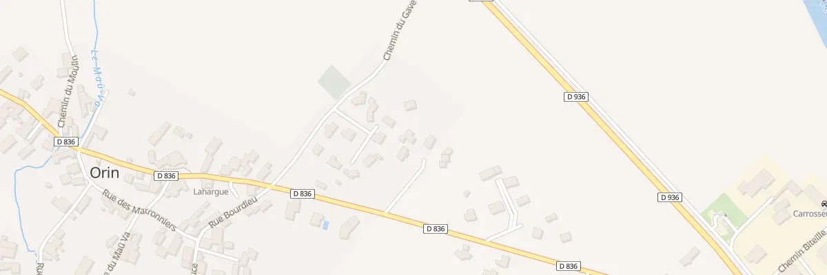 Plan du 4 Imp Callaibere à Orin
