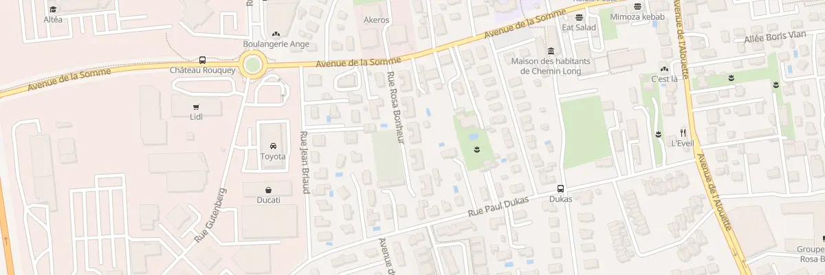 Plan du 10 Rue Rosa Bonheur à Mérignac