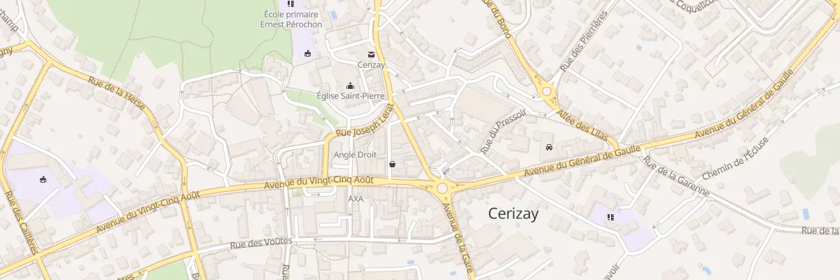 Plan du 12 Av du Général Marigny à Cerizay