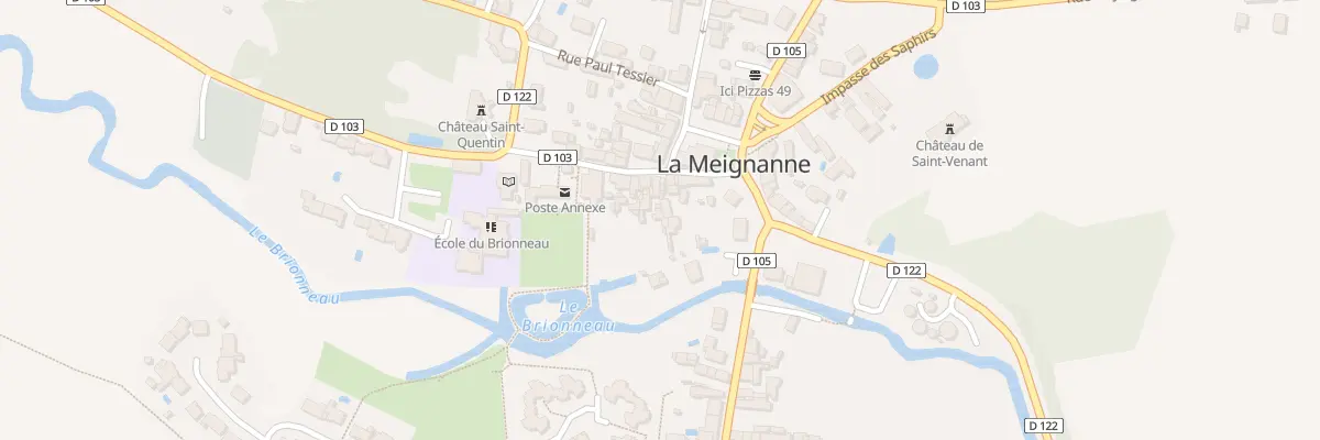 Plan du 15 Rue de la Mairie à Longuenée-en-Anjou