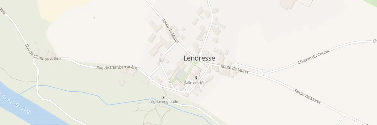 Plan du 112 Rte de Muret Lendresse à Mont