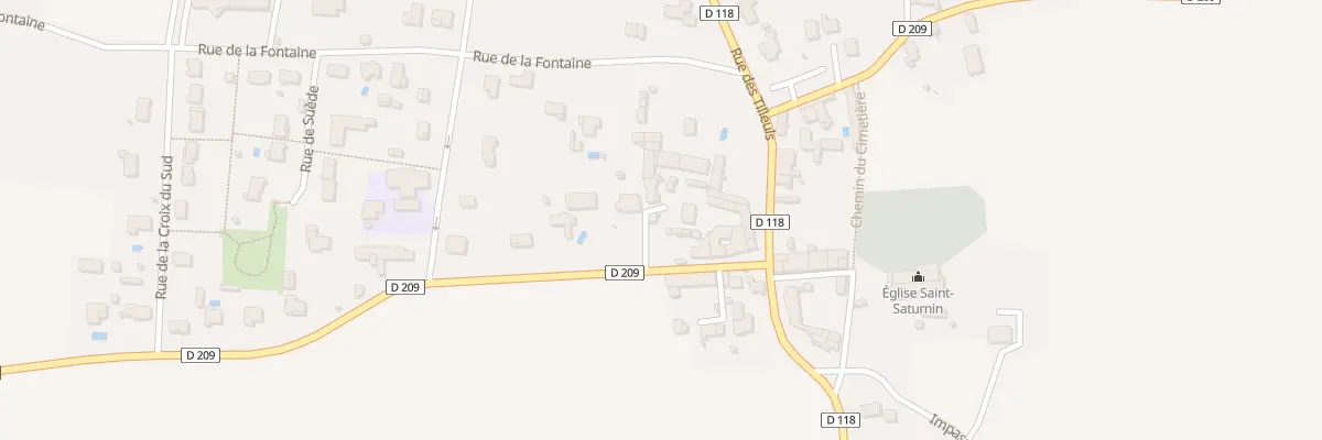 Plan du 2 Imp du Tourniquet à Saint-Saturnin-du-Bois