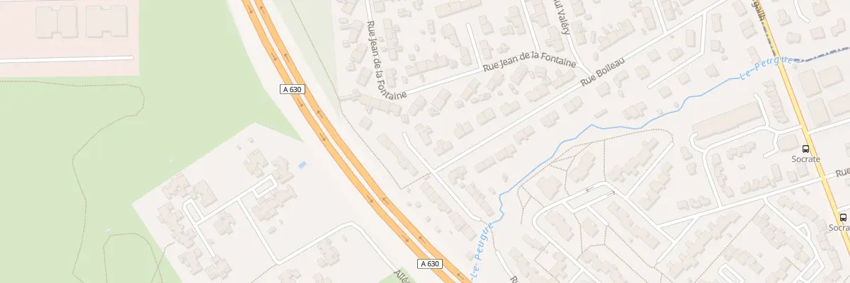 Plan du 3 Rue Edmond Rostand à Pessac