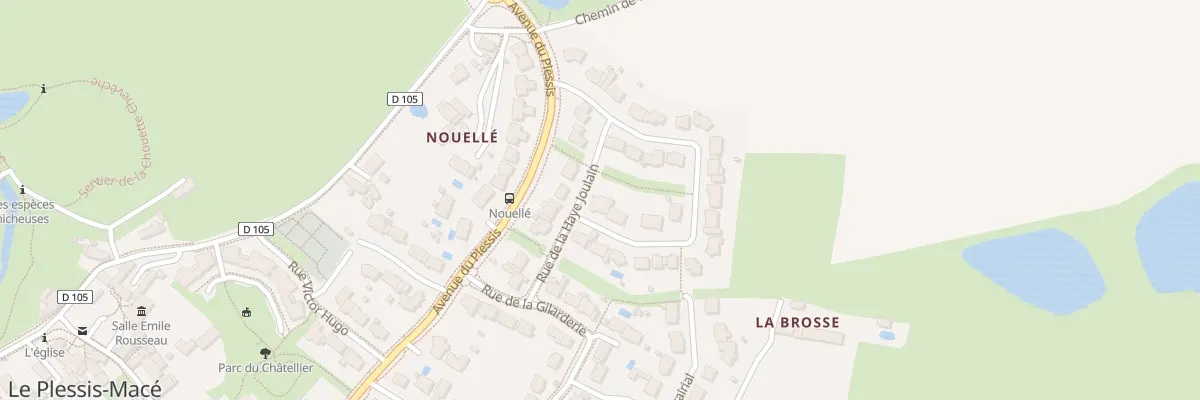 Plan du 1 Rue de la Ville (Plessis Mace) à Longuenée-en-Anjou