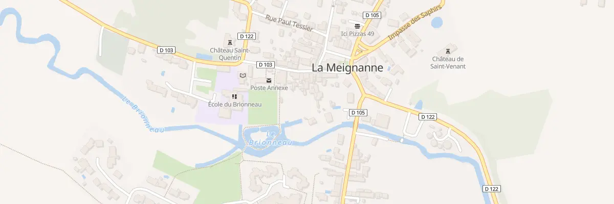 Plan du 17 Rue de la Mairie à Longuenée-en-Anjou