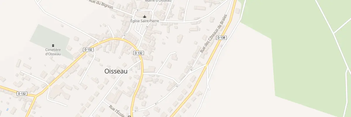 Plan du 2 La Laurière à Oisseau