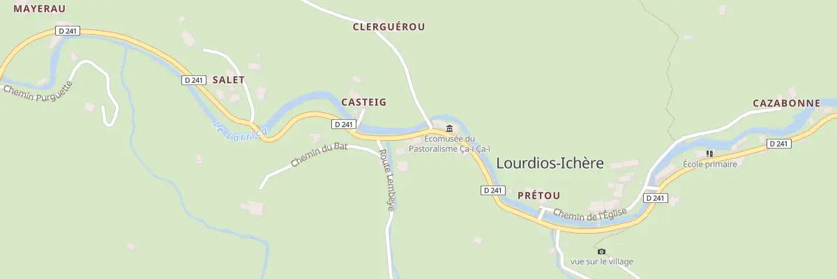 Plan du 682 Rte du Col d’Ichère à Lourdios-Ichère
