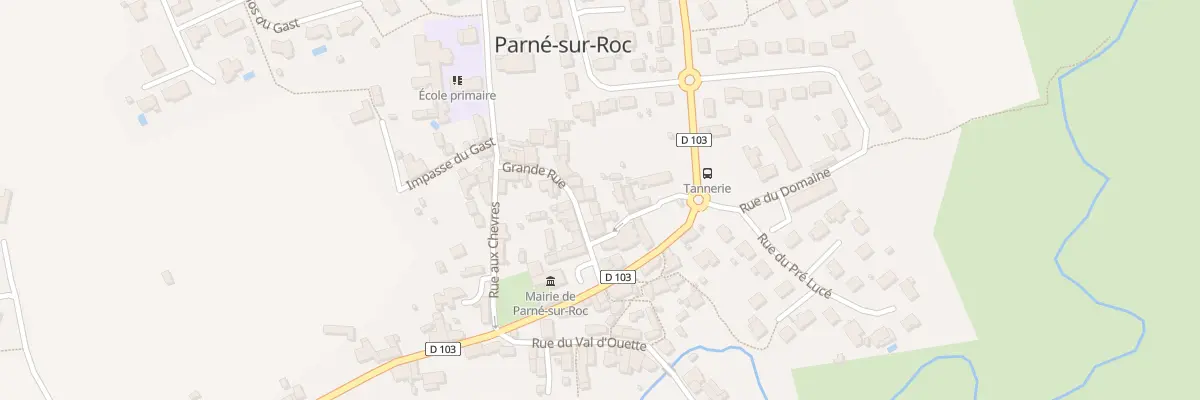 Plan du 12 Rue Grande Rue à Parné-sur-Roc