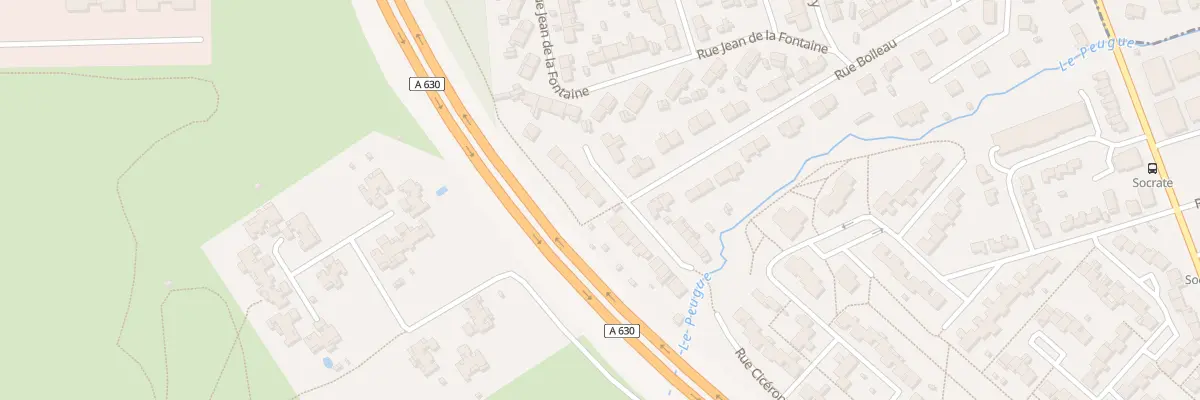 Plan du 16 Rue Edmond Rostand à Pessac