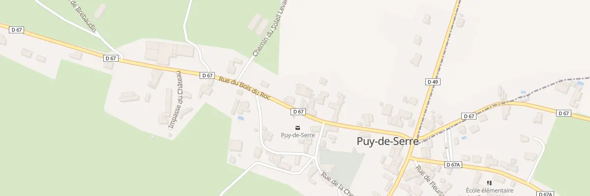 Plan du 42 Rue du bois du roc à Puy-de-Serre