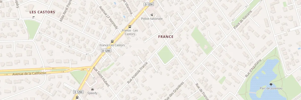 Plan du 33B Rue Anatole France à Pessac