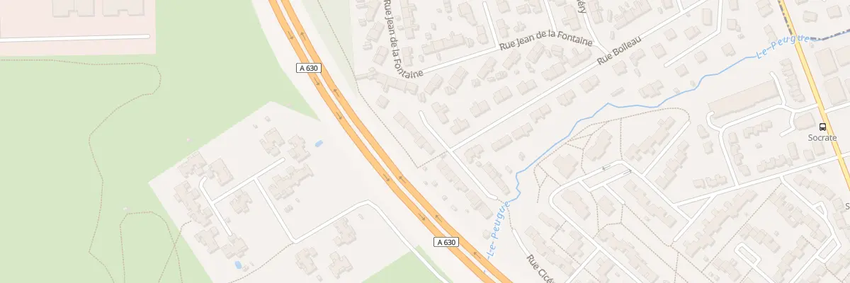 Plan du 14 Rue Edmond Rostand à Pessac