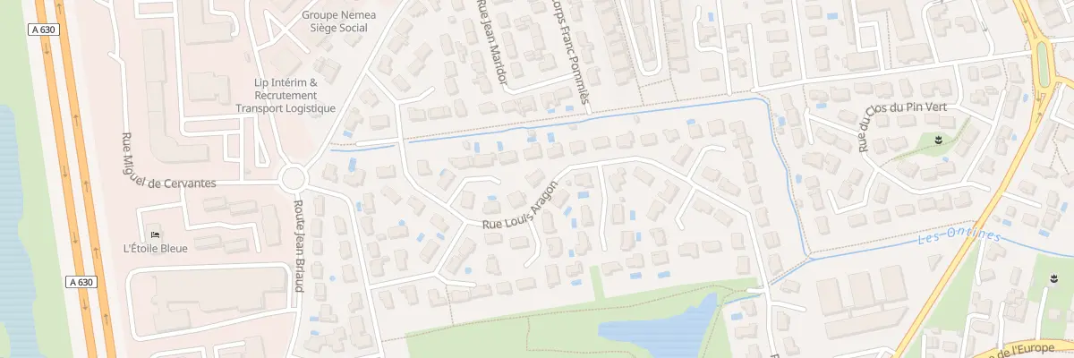 Plan du 51 Rue Louis Aragon à Mérignac