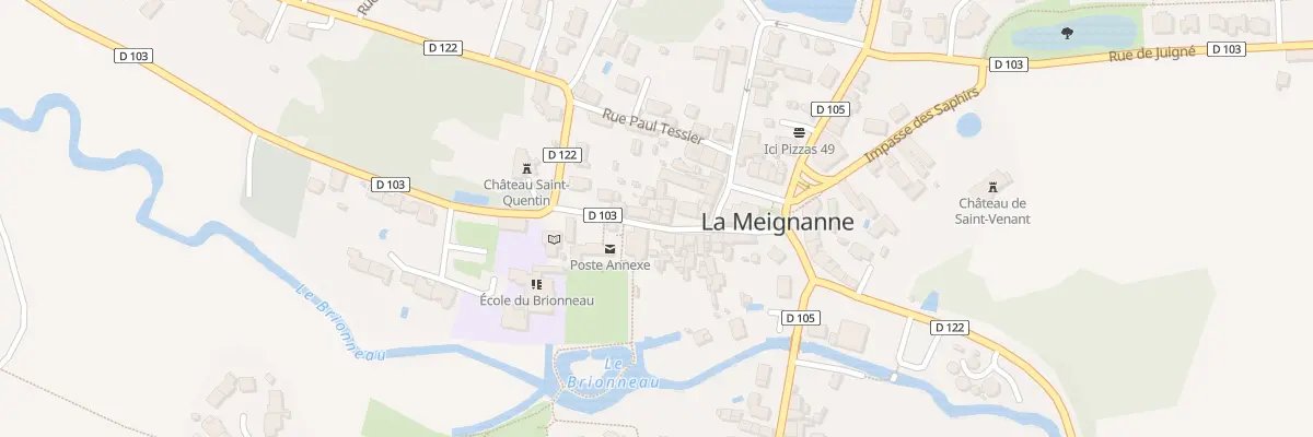 Plan du 10 Rue de la Mairie à Longuenée-en-Anjou