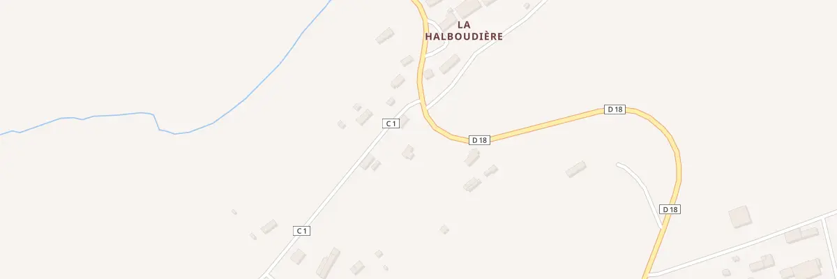 Plan du 12 La Halboudière à Moncy