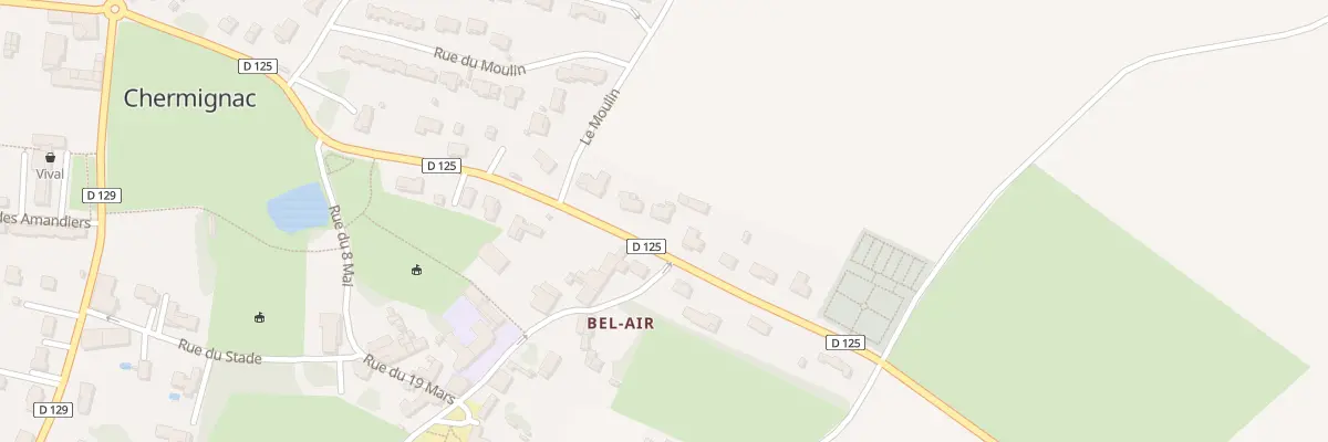 Plan du 23 Av Val de Charente à Chermignac