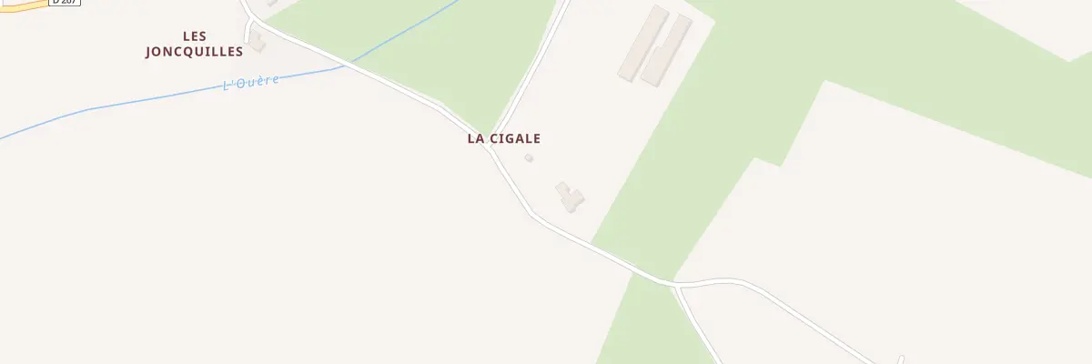 Plan du 999 Le Coudray à Yzernay