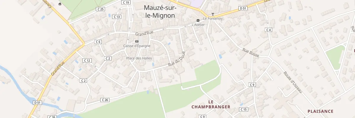 Plan du 17B Rue du Doué à Mauzé-sur-le-Mignon