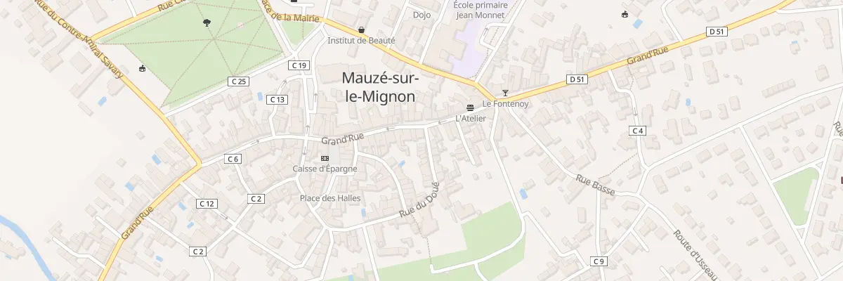 Plan du 65 Grand Rue à Mauzé-sur-le-Mignon