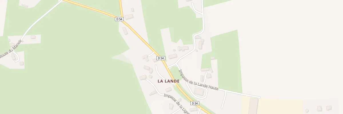 Plan du 1 Imp de la Lande Haute St Georg à Seulline