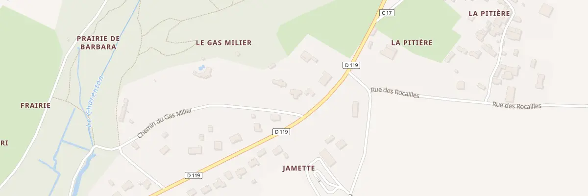 Plan du 2 Che du Gas Milier à Saint-Savinien