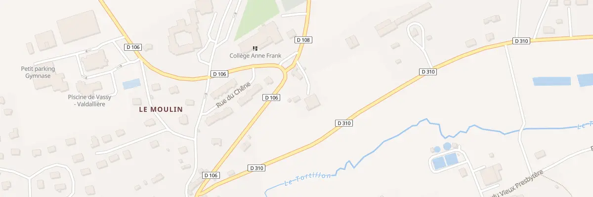 Plan du 8 Rue du College - Vassy à Valdallière