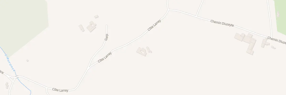 Plan du 2 Cote Larrey à Saucède