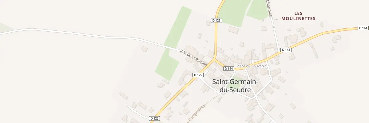 Plan du 3 Rte de la Rivolee à Saint-Germain-du-Seudre