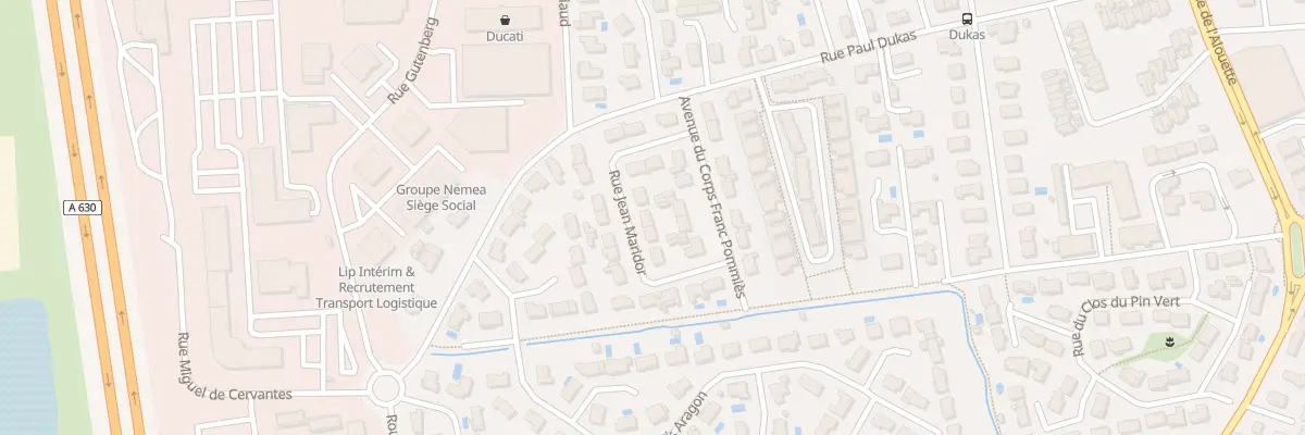 Plan du 8 Rue Jean Maridor à Mérignac