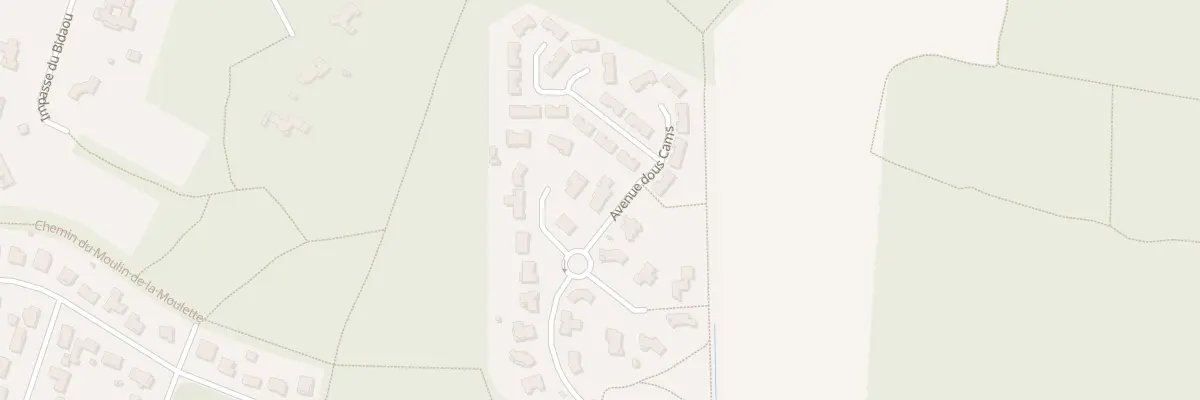 Plan du 38 Av Dous Cams à Cestas