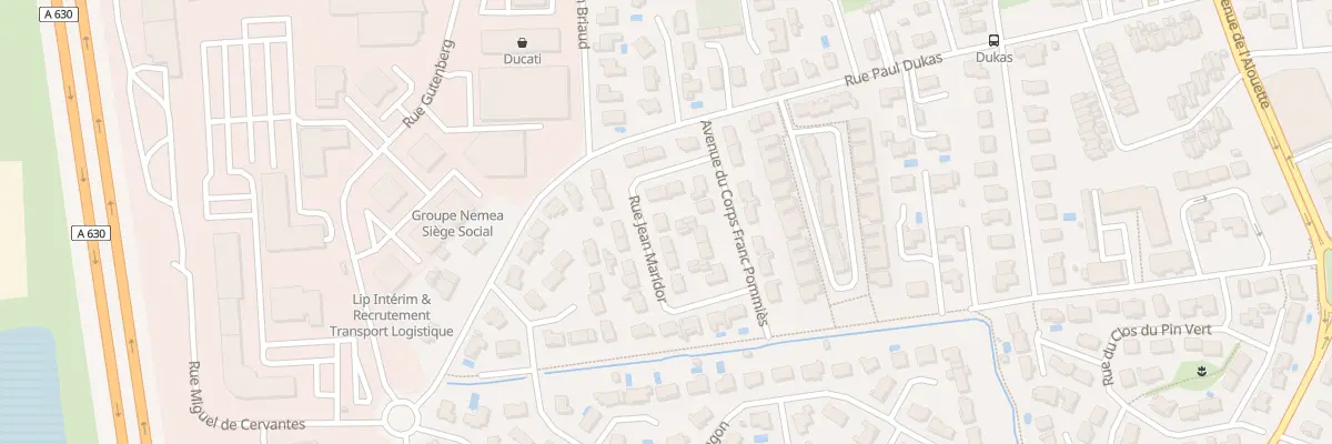 Plan du 6 Rue Jean Maridor à Mérignac