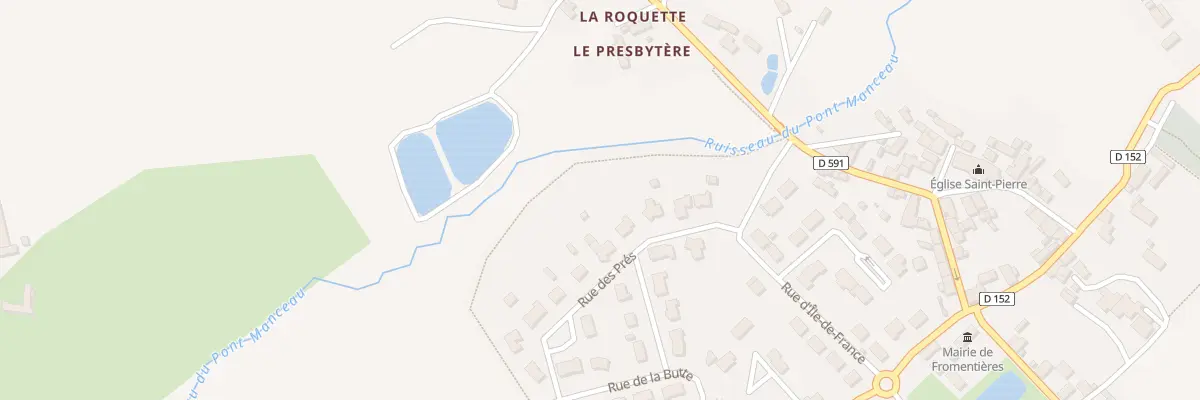 Plan du 8 Rue des Pres à Fromentières