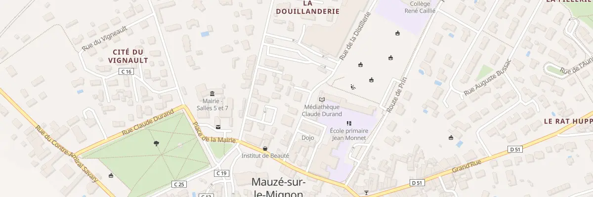 Plan du 11 Rue de la Distillerie à Mauzé-sur-le-Mignon