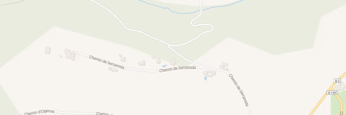 Plan du 9233 Che de Serramida à Lucq-de-Béarn