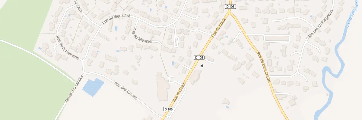 Plan du 28 Rue du Stade à Longuenée-en-Anjou