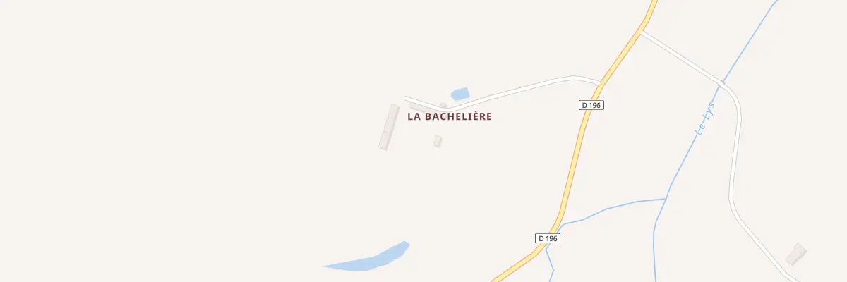 Plan du 5000 La Bacheliere à Coron