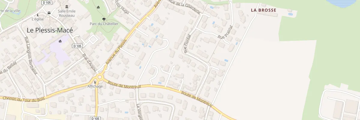 Plan du 11 Rue Floréal à Longuenée-en-Anjou