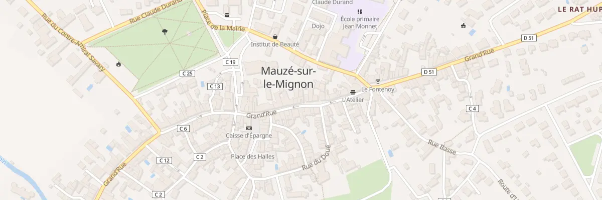 Plan du 78 Grand Rue à Mauzé-sur-le-Mignon