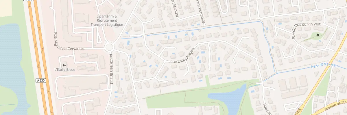 Plan du 55 Rue Louis Aragon à Mérignac