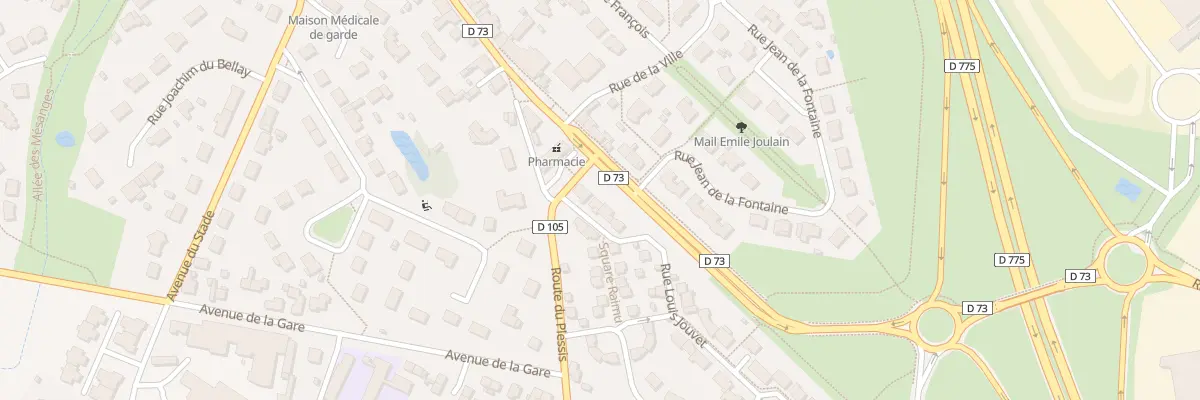 Plan du 3 Rue Louis Jouvet à Longuenée-en-Anjou