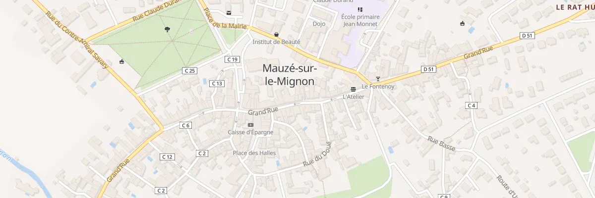 Plan du 80 Grand Rue à Mauzé-sur-le-Mignon