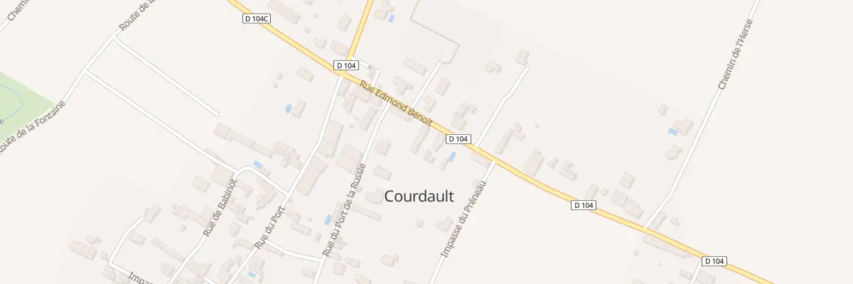 Plan du 22 Rue edmond benoît à Bouillé-Courdault