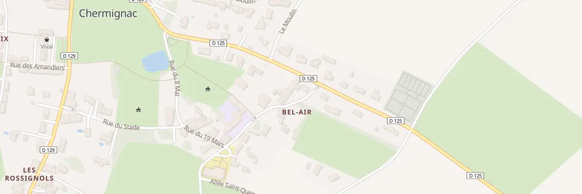 Plan du 4 Rue de Bel-air à Chermignac