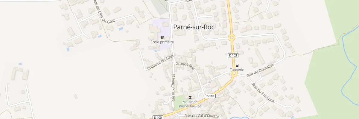 Plan du 30 Rue Grande Rue à Parné-sur-Roc