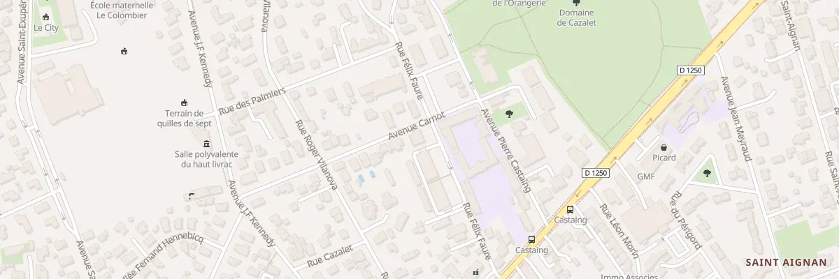 Plan du 19 Rue Félix Faure à Pessac