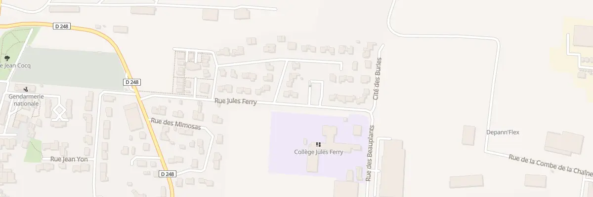 Plan du 20 Cité des Buries à Thénac