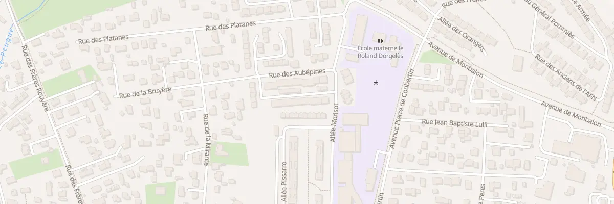 Plan du 11 Rue des Bougainvilliers à Pessac