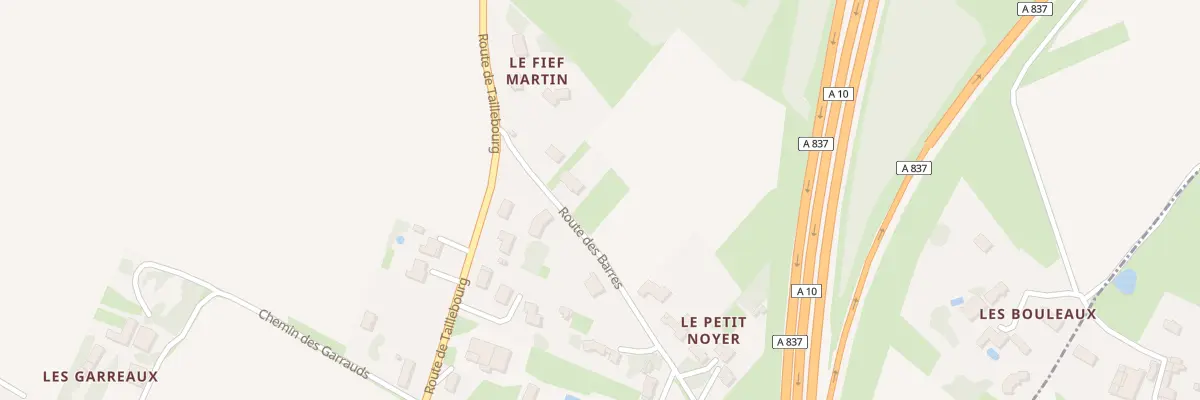 Plan du 7A Rte des Barres à Écurat