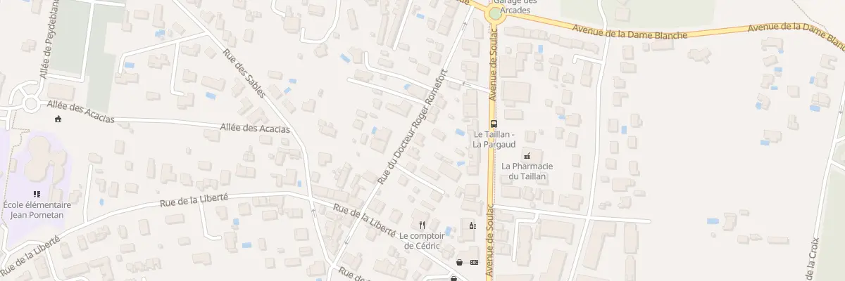 Plan du 14 Rue du Doc Romefort au Taillan-Médoc